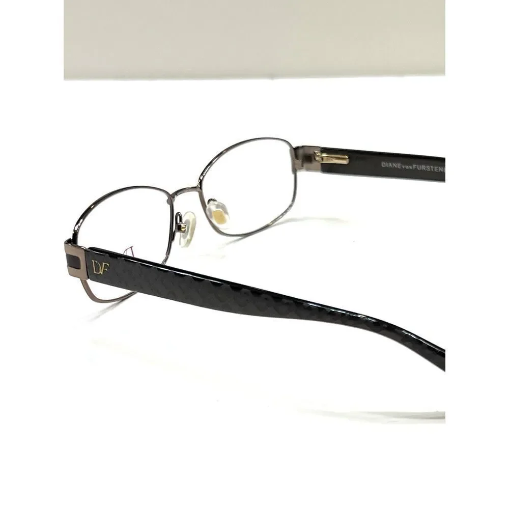 NEW Diane von Furstenberg DVF 8040 201 Glossy Bronze Eyeglasses Frames 52-16-135
